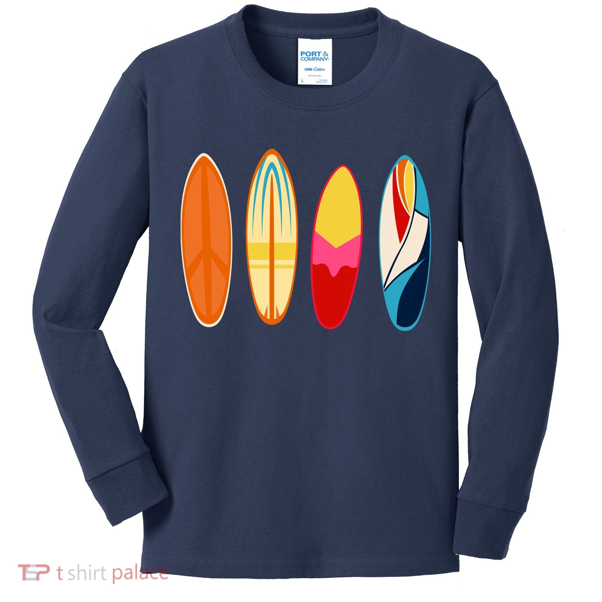 Surf Lover Summer Kids Long Sleeve Shirt