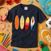 Surf Lover Summer Kids T-Shirt thumb 3