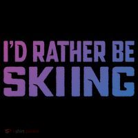 Skiing Lover Skier Winter Snow Id Rather Be Skiing Gift Coffee Mug thumb 5