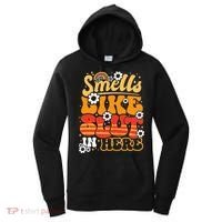 Smells Like Slut In Here Offensive Adult Humor Retro Groovy Women's Hoodie thumb 0