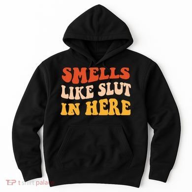 Smells Like Slut In Here Funny Sarcastic Hoodie