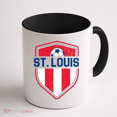 St Louis Soccer Vintage Coffee Mug back