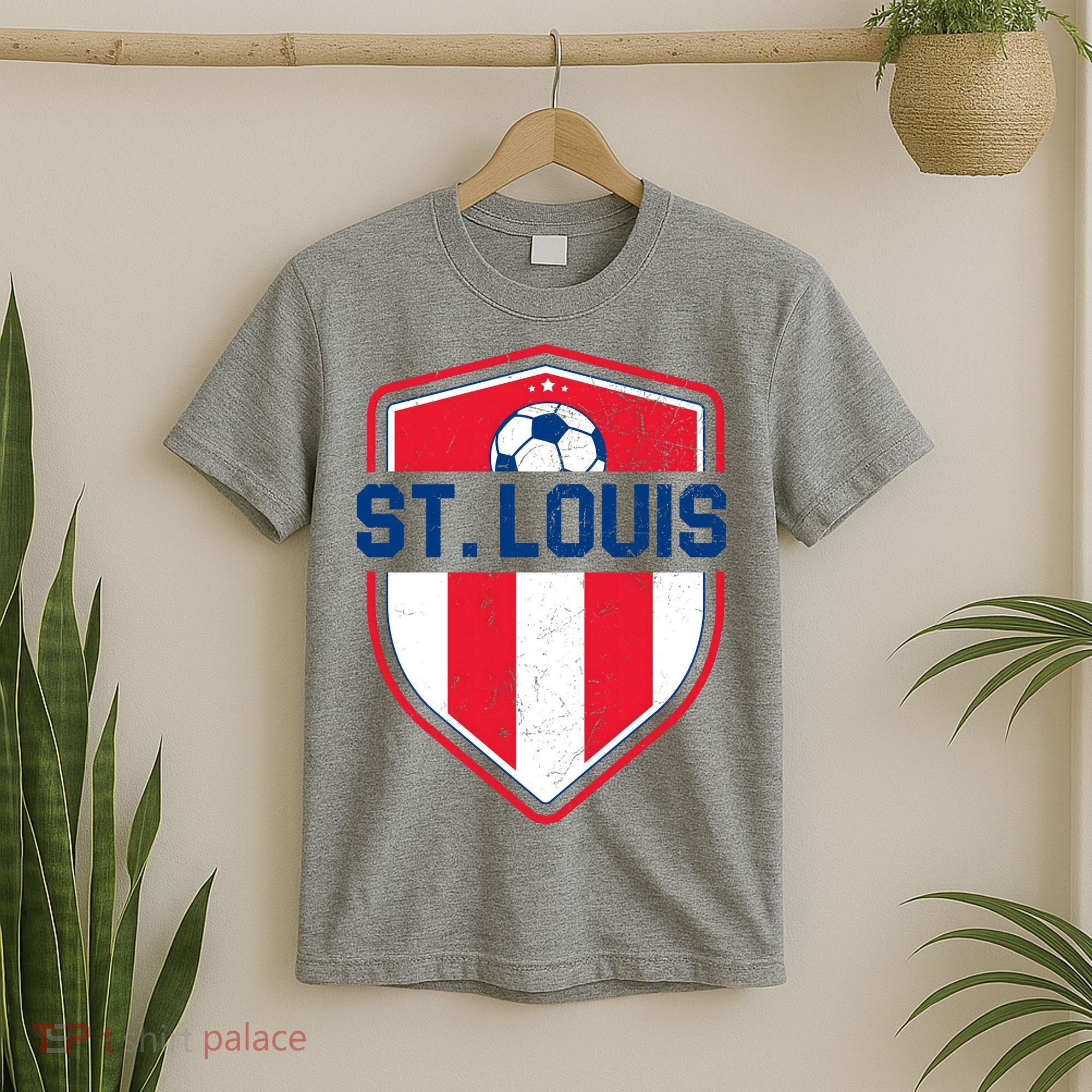St Louis Soccer Vintage T-Shirt