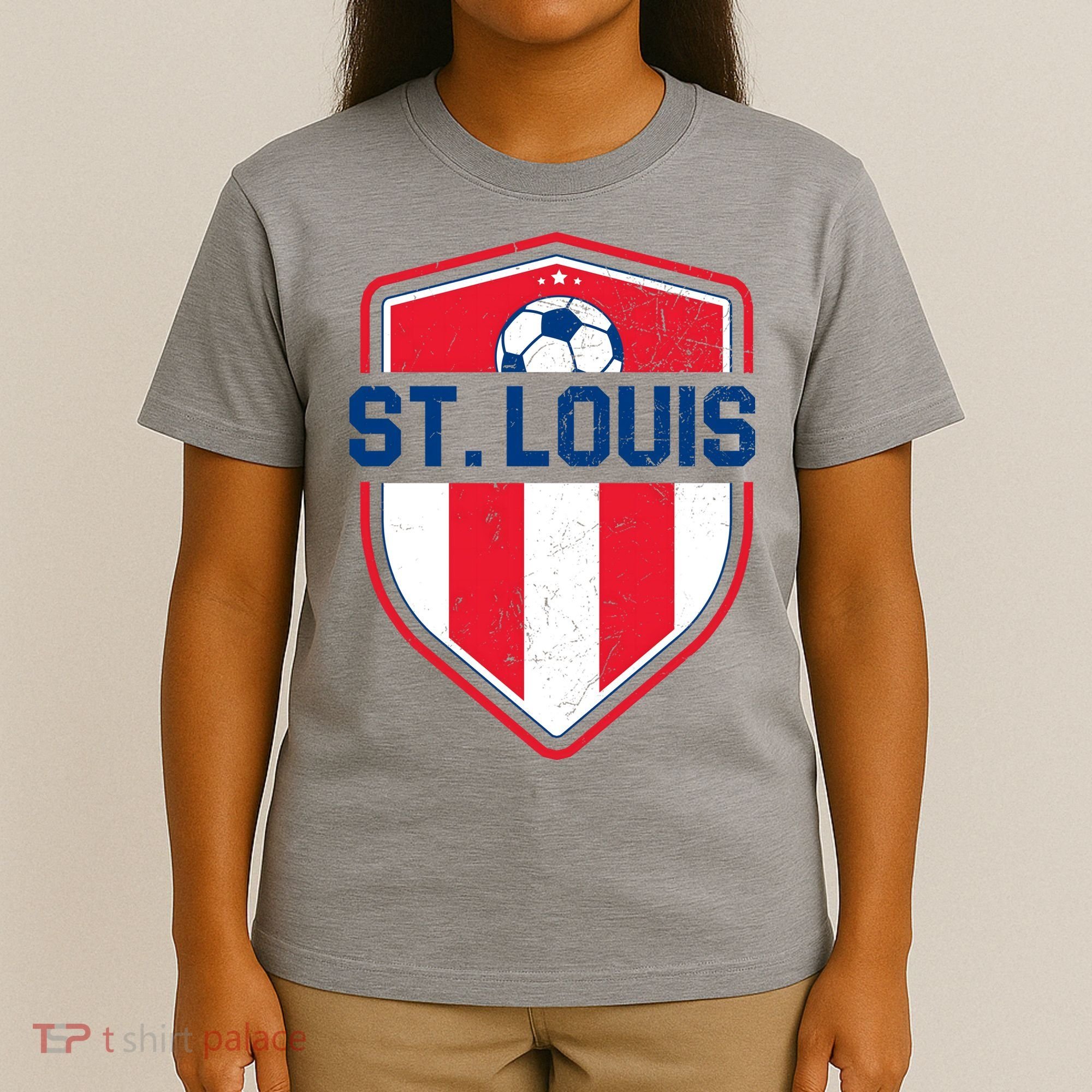 St Louis Soccer Vintage T-Shirt