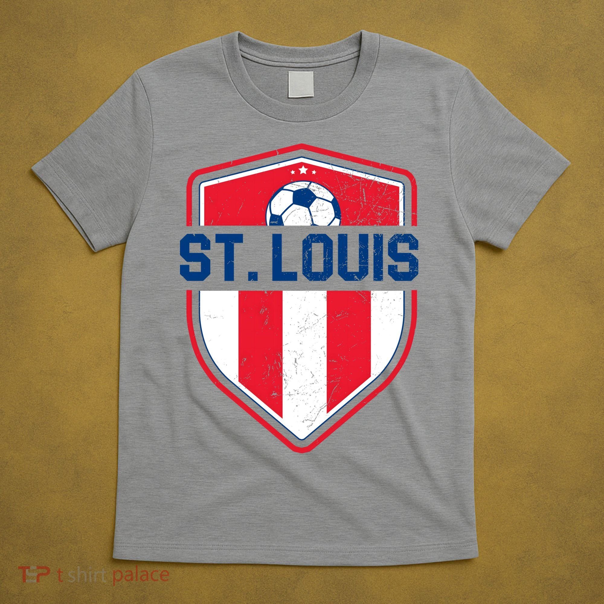 St Louis Soccer Vintage T-Shirt