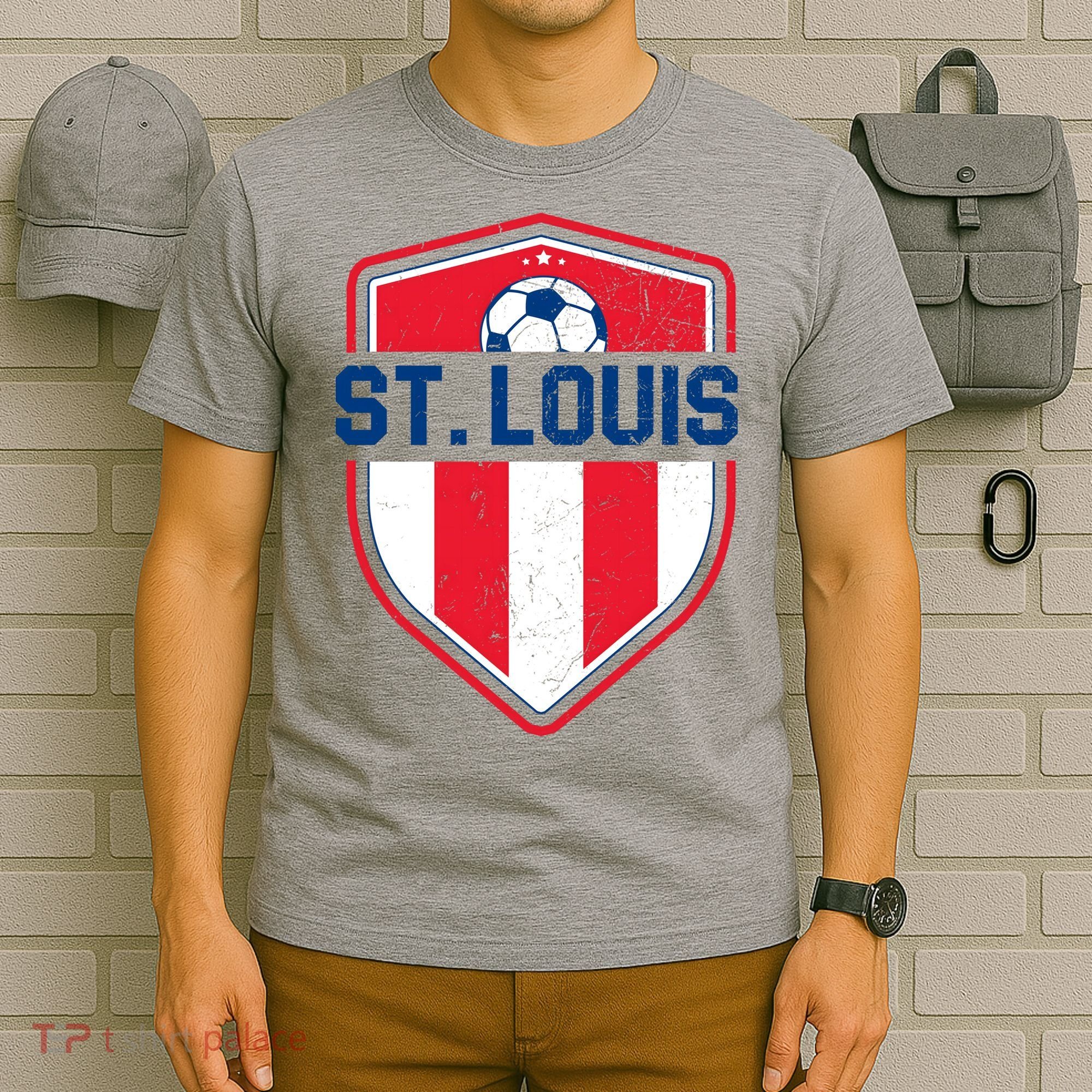 St Louis Soccer Vintage T-Shirt