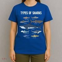 Shark Lover Shirt, Shark Lover Gift, Types Of Shark T-Shirt thumb 4