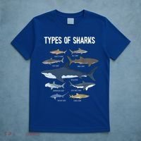 Shark Lover Shirt, Shark Lover Gift, Types Of Shark T-Shirt thumb 5
