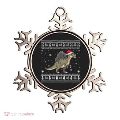 Spinosaurus Lovers Santa Ugly Xmas Sweater Ornament