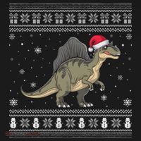 Spinosaurus Lovers Santa Ugly Xmas Sweater Ornament thumb 1