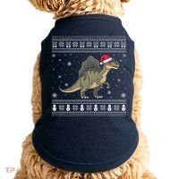 Spinosaurus Lovers Santa Ugly Xmas Sweater Doggie Tank thumb 0