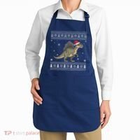 Spinosaurus Lovers Santa Ugly Xmas Sweater Apron thumb 2