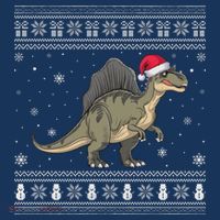 Spinosaurus Lovers Santa Ugly Xmas Sweater Sweatshirt thumb 3