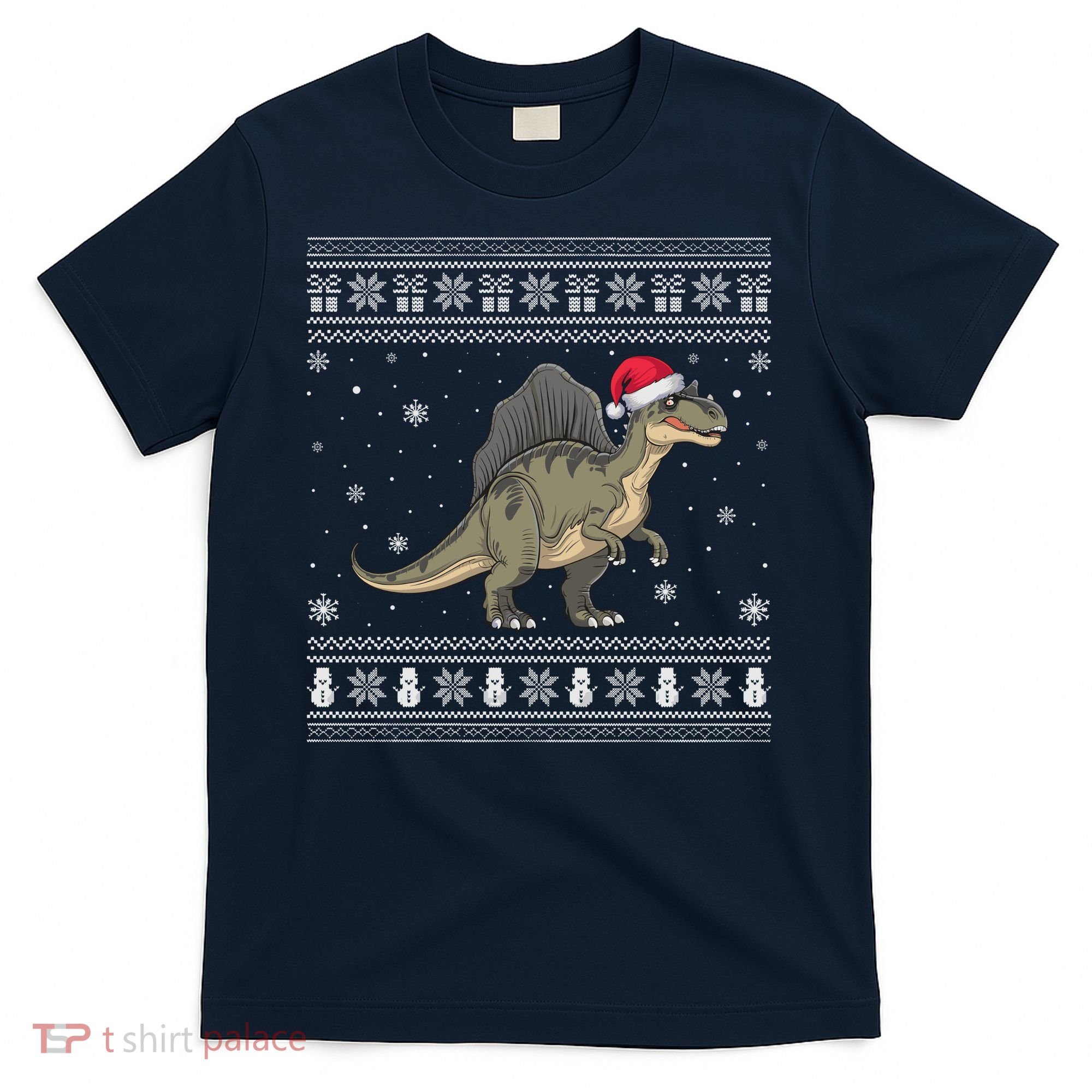 Spinosaurus Lovers Santa Ugly Xmas Sweater T-Shirt