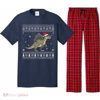 Spinosaurus Lovers Santa Ugly Xmas Sweater Pajama Set thumb 0
