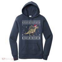 Spinosaurus Lovers Santa Ugly Xmas Sweater Women's Hoodie thumb 0