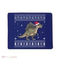 Spinosaurus Lovers Santa Ugly Xmas Sweater Mousepad thumb 0