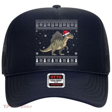 Spinosaurus Lovers Santa Ugly Xmas Sweater Hat