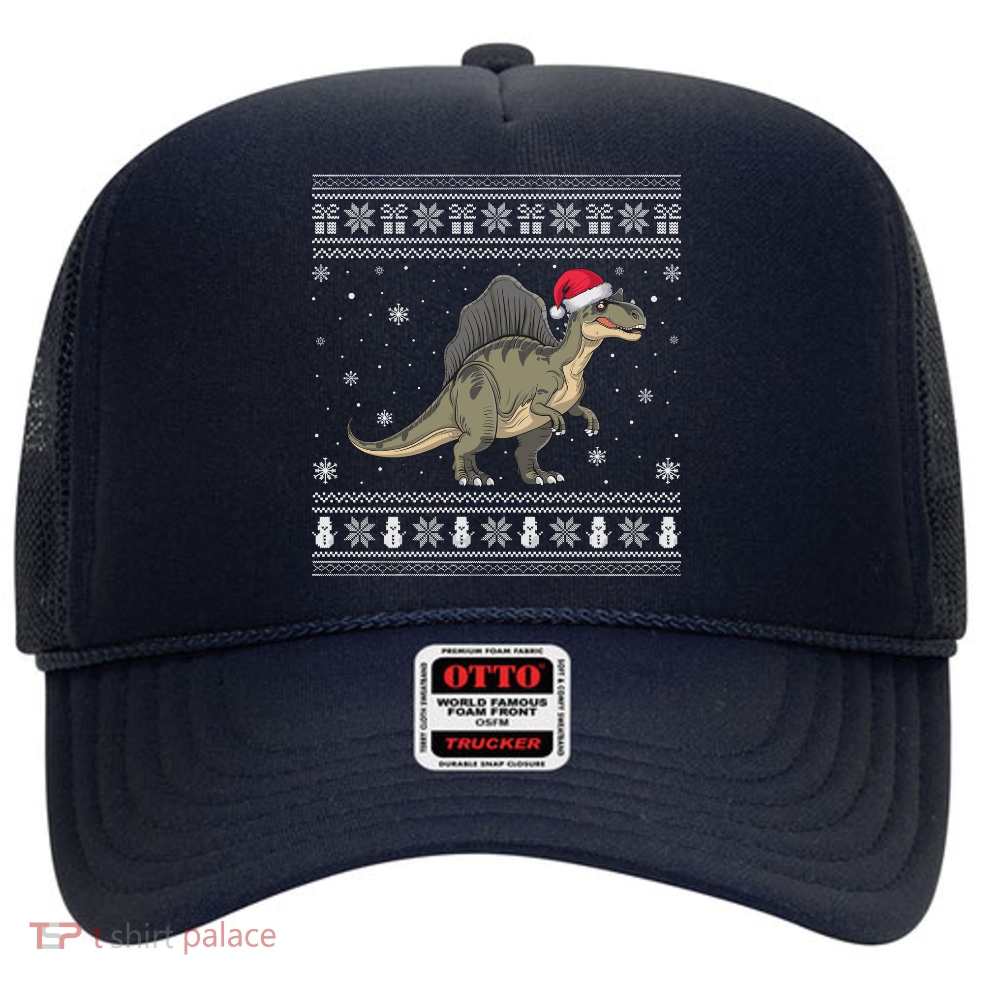 Spinosaurus Lovers Santa Ugly Xmas Sweater Hat