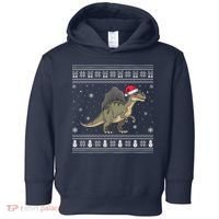 Spinosaurus Lovers Santa Ugly Xmas Sweater Toddler Hoodie thumb 0