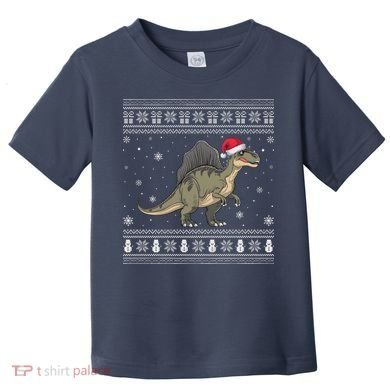 Spinosaurus Lovers Santa Ugly Xmas Sweater Toddler T-Shirt