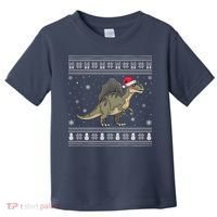 Spinosaurus Lovers Santa Ugly Xmas Sweater Toddler T-Shirt thumb 0