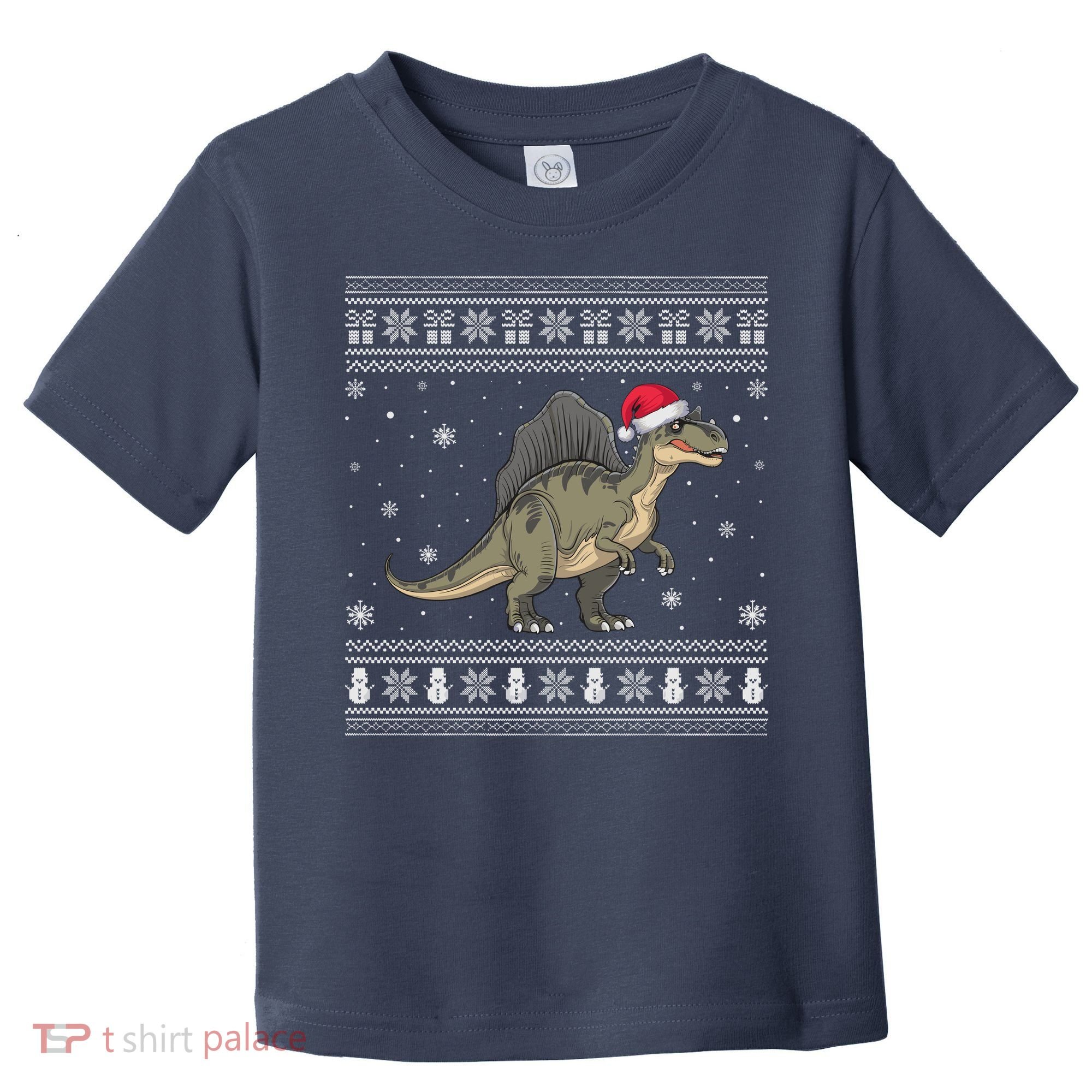 Spinosaurus Lovers Santa Ugly Xmas Sweater Toddler T-Shirt
