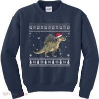 Spinosaurus Lovers Santa Ugly Xmas Sweater Kids Sweatshirt thumb 0