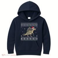 Spinosaurus Lovers Santa Ugly Xmas Sweater Kids Hoodie thumb 0