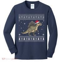 Spinosaurus Lovers Santa Ugly Xmas Sweater Kids Long Sleeve Shirt thumb 0