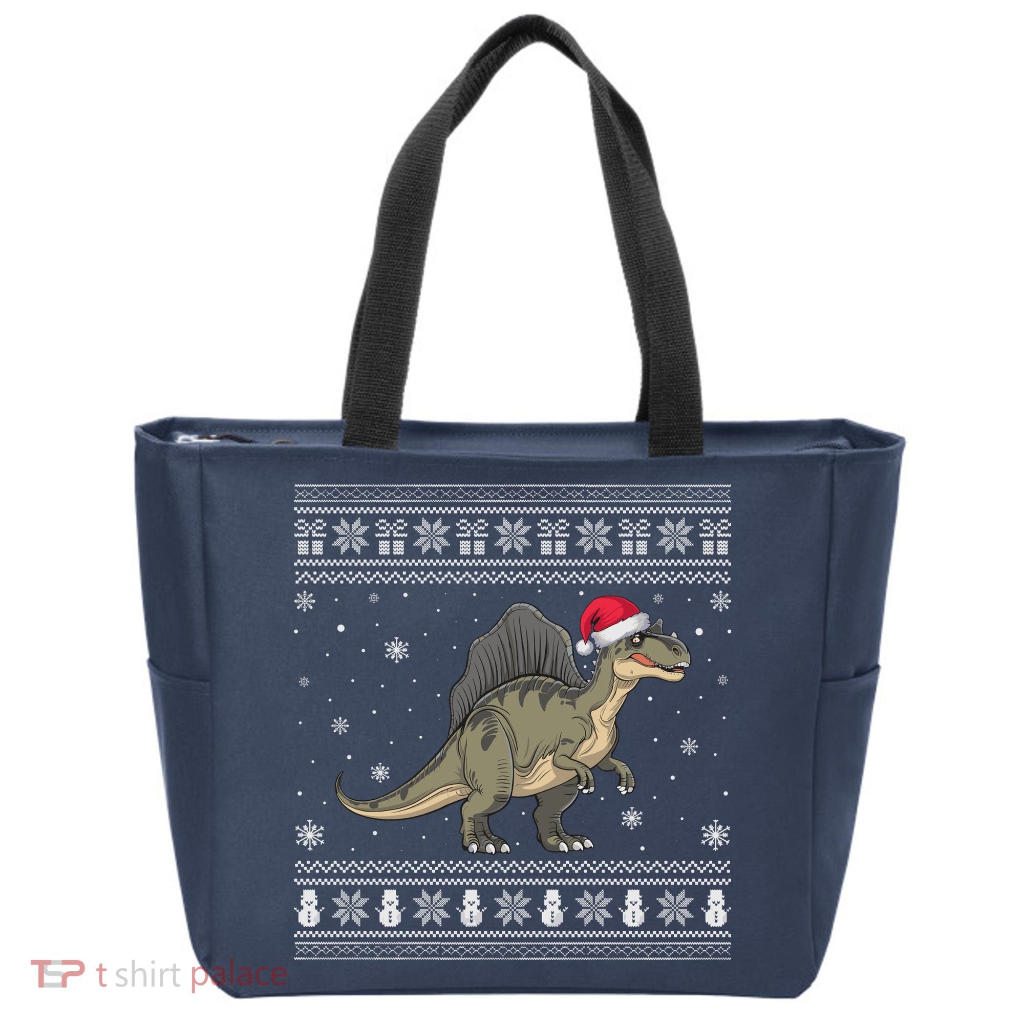 Spinosaurus Lovers Santa Ugly Xmas Sweater Tote Bag