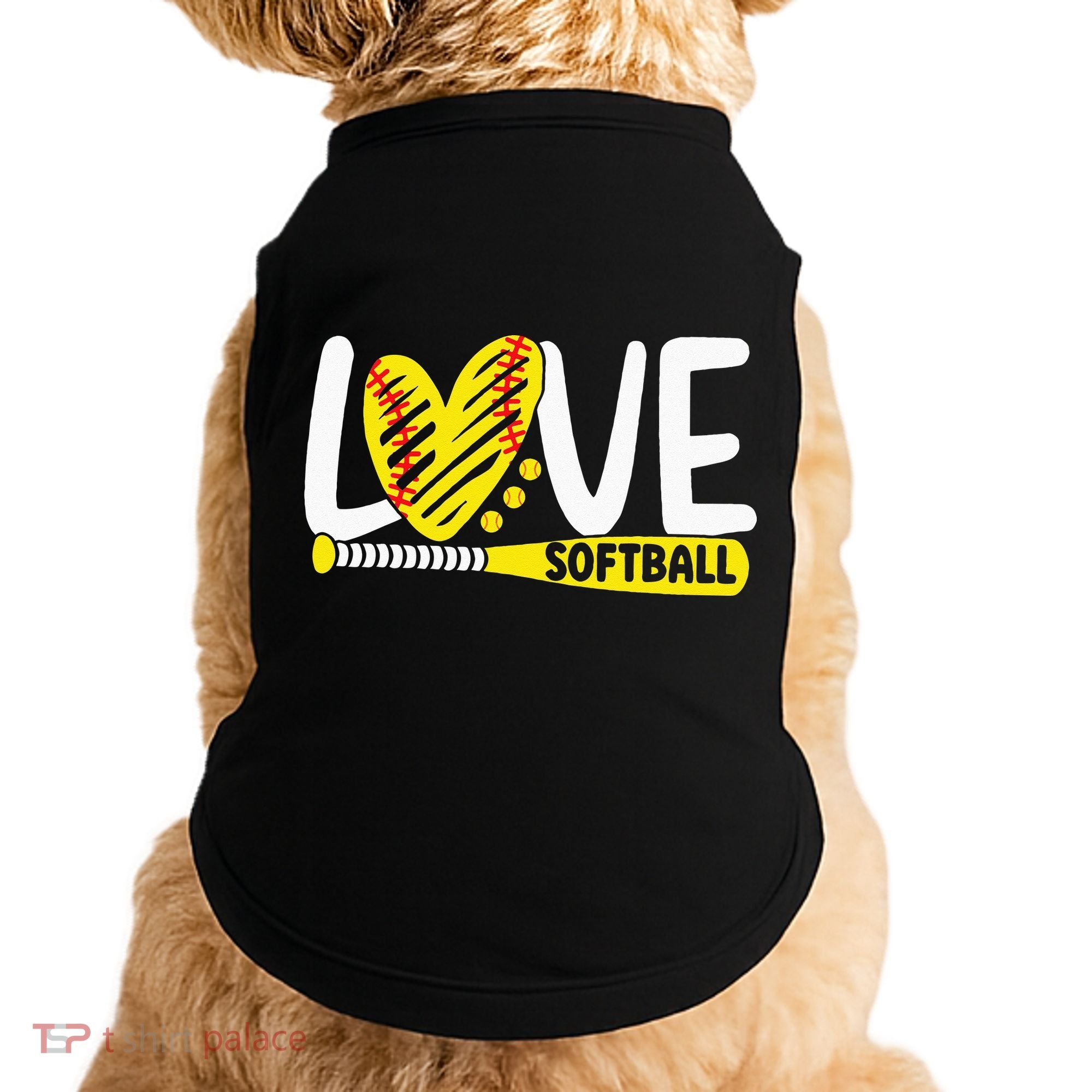 Softball Love Softball Doggie Tank