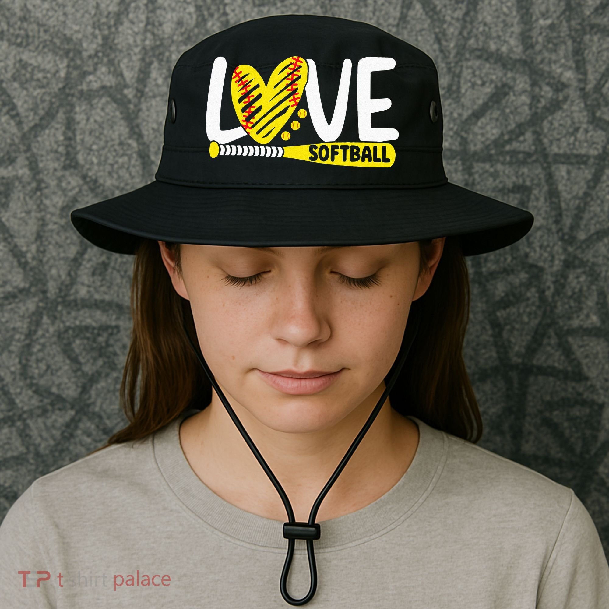 Softball Love Softball Bucket Hat