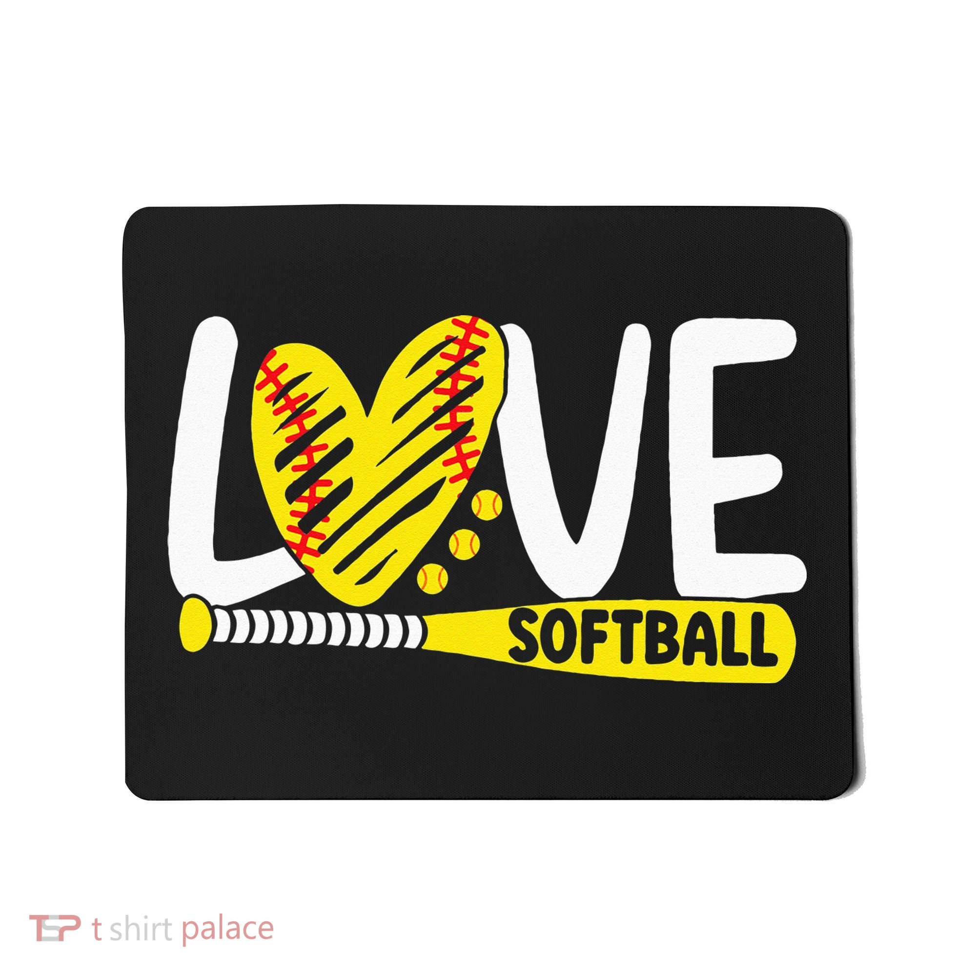Softball Love Softball Mousepad