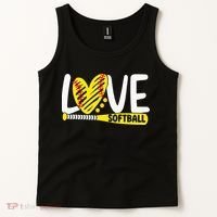 Softball Love Softball Tank Top thumb 2