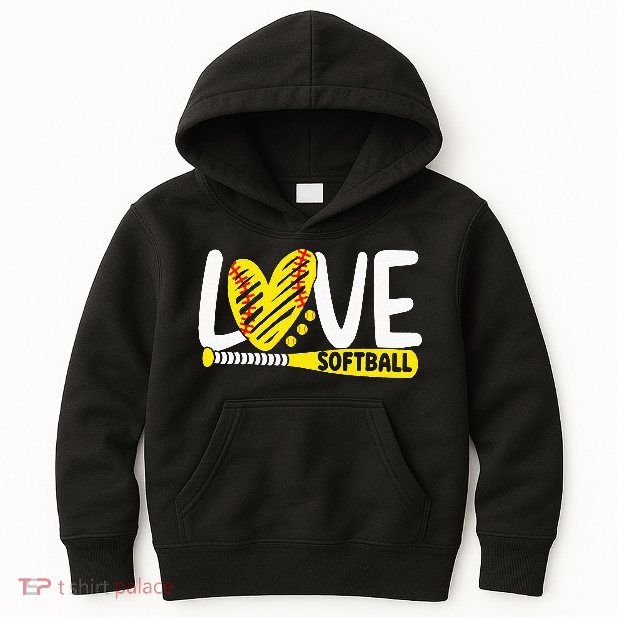 Softball Love Softball Kids Hoodie