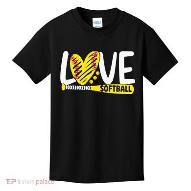 Softball Love Softball Kids T-Shirt