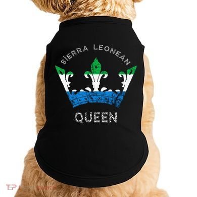 Sierra Leone Sierra Leonean Queen Crown Leonean Pride Doggie Tank