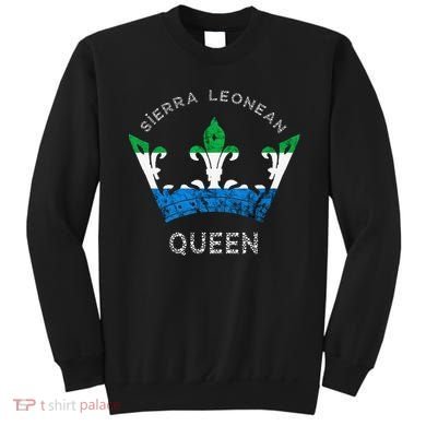 Sierra Leone Sierra Leonean Queen Crown Leonean Pride Sweatshirt