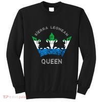 Sierra Leone Sierra Leonean Queen Crown Leonean Pride Sweatshirt thumb 0