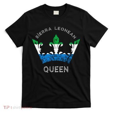 Sierra Leone Sierra Leonean Queen Crown Leonean Pride T-Shirt