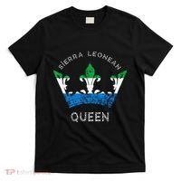 Sierra Leone Sierra Leonean Queen Crown Leonean Pride T-Shirt thumb 0