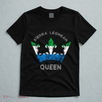 Sierra Leone Sierra Leonean Queen Crown Leonean Pride T-Shirt thumb 5