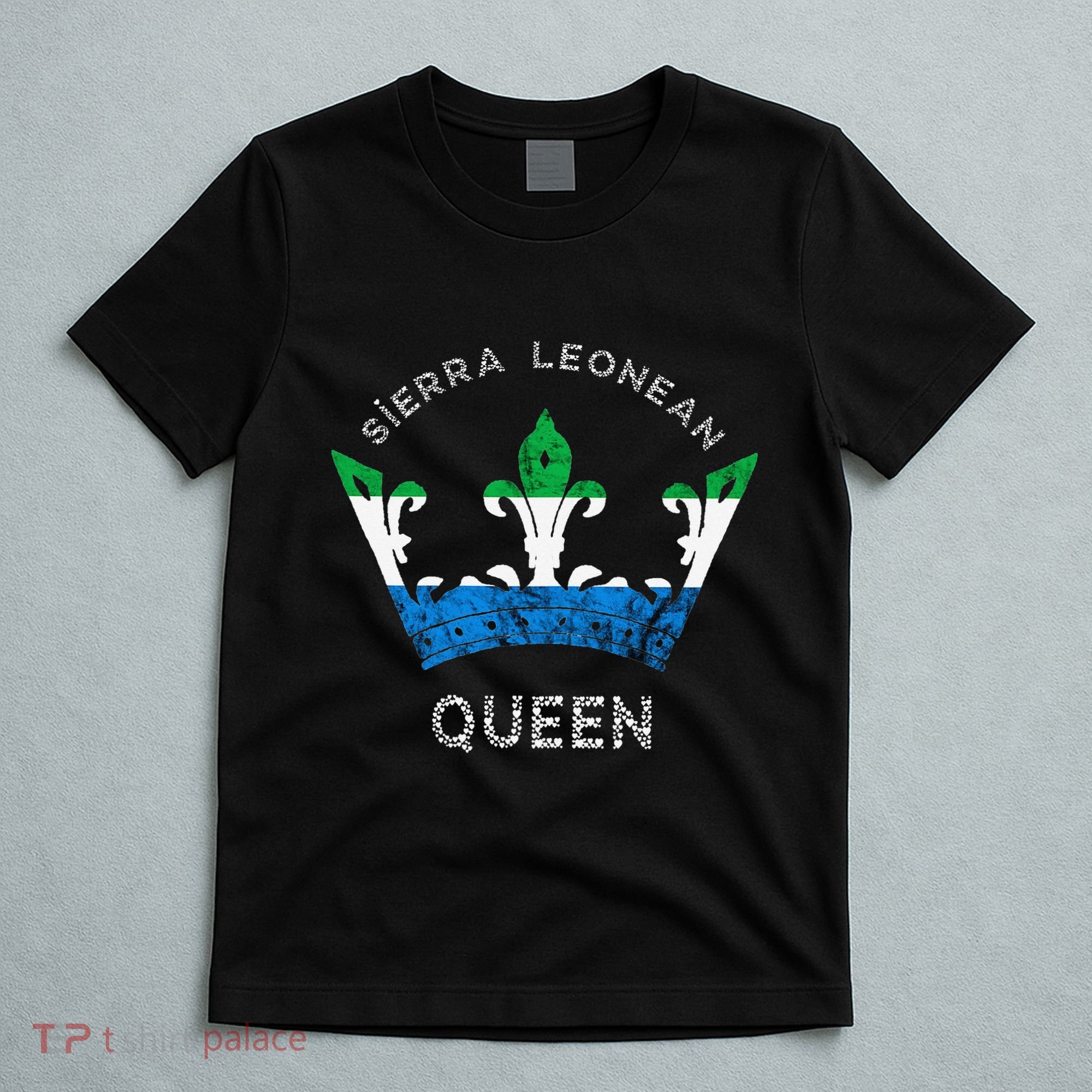 Sierra Leone Sierra Leonean Queen Crown Leonean Pride T-Shirt