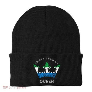 Sierra Leone Sierra Leonean Queen Crown Leonean Pride Beanie
