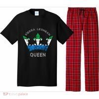 Sierra Leone Sierra Leonean Queen Crown Leonean Pride Pajama Set thumb 0