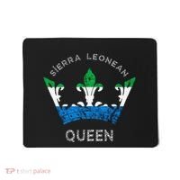 Sierra Leone Sierra Leonean Queen Crown Leonean Pride Mousepad thumb 0