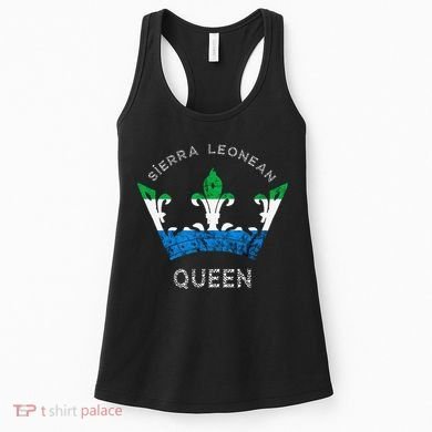 Sierra Leone Sierra Leonean Queen Crown Leonean Pride Women's Tank Top