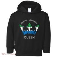 Sierra Leone Sierra Leonean Queen Crown Leonean Pride Toddler Hoodie thumb 0
