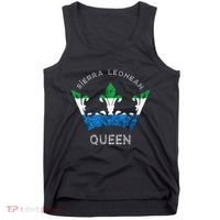 Sierra Leone Sierra Leonean Queen Crown Leonean Pride Tank Top thumb 0